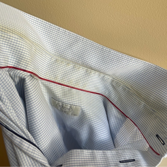 Eton dress shirt size 15.5 slim - Picture 7 of 11